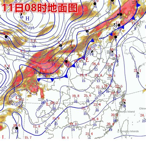 地面圖|地面天气图